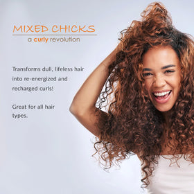 Mixed Chicks tangle reduction after application to simplify morning routine