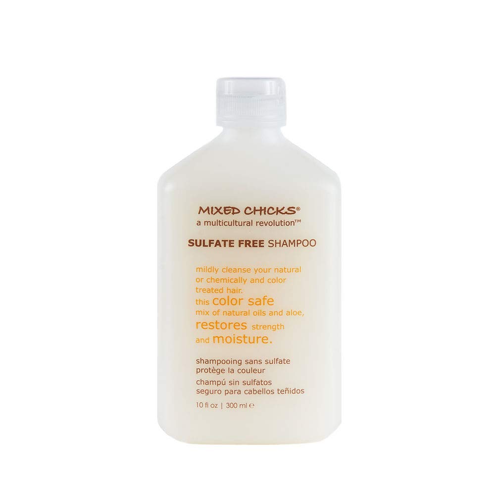 Mixed Chicks bottle pouring shampoo for color-treated hair, mild cleanse.