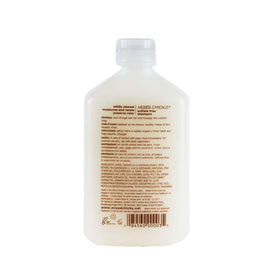 Mixed Chicks shampoo lather on curls, gentle cleansing.