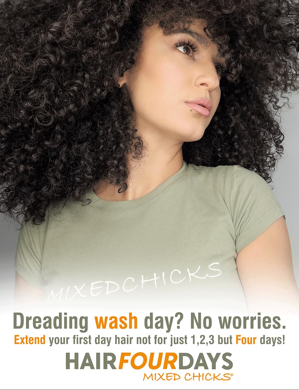 Mixed Chicks travel-friendly 10oz bottle for on-the-go touch-ups