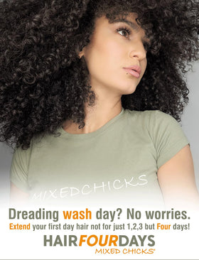 Mixed Chicks travel-friendly 10oz bottle for on-the-go touch-ups