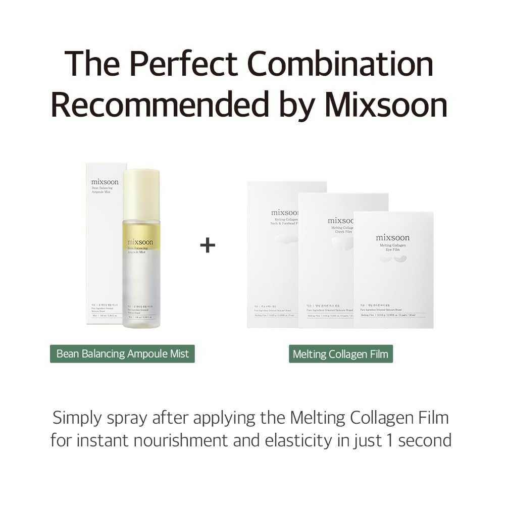 Mixsoon Bean Balancing Ampoule Mist used during the day for a refreshing reset