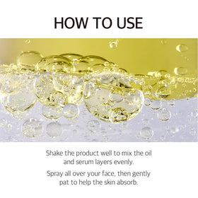 Lightweight formula of Mixsoon Bean Balancing Ampoule Mist absorbs quickly