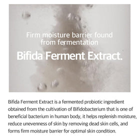 Mixsoon Bifida Ferment Essence drop on hand demonstrates gentle application for hydration.