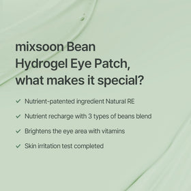 Mixsoon Cica-Hyal Eye Patch contains 30 pairs for convenient use.