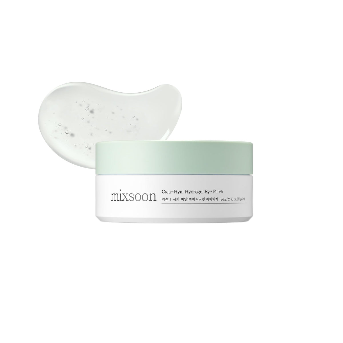 Mixsoon Cica-Hyal Eye Patch packaging reveals a soothing, hydrating formula.