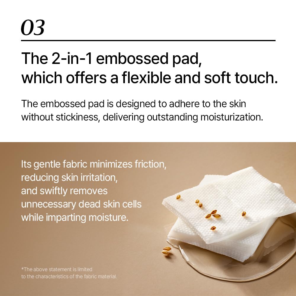 Mixsoon Galactomyces toner pad softening texture for smoother-looking skin