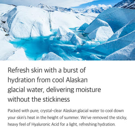 Mixsoon Glacier Water Serum texture close-up showing lightweight formula