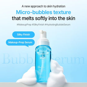 Close-up of Mixsoon Hyalraebae foam melting into skin for a light finish.