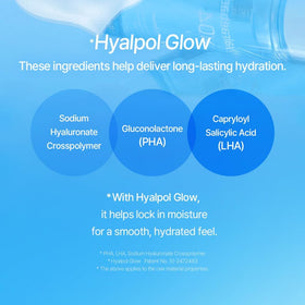 Mixsoon Hyalraebae moisture complex with PGA and hyaluronic for lasting hydration.