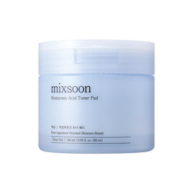 Mixsoon Hyaluronic Acid Toner Pad pack shot showing convenient single-pad use for hydration.