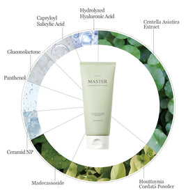 Application massage with Mixsoon cleanser for smooth cleansing experience.