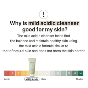 Rinsing action of Mixsoon cleanser showing easy removal after wash.