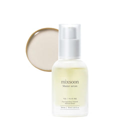 mixsoon Master Serum bottle closeup highlighting premium packaging and lightweight formula