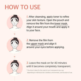 Minimalist skincare routine featuring the Mixsoon mask
