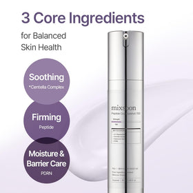 mixsoon Peptide Cica Hyalshot 150 peptides and PDRN with hyaluronic acid for moisture and resilience.