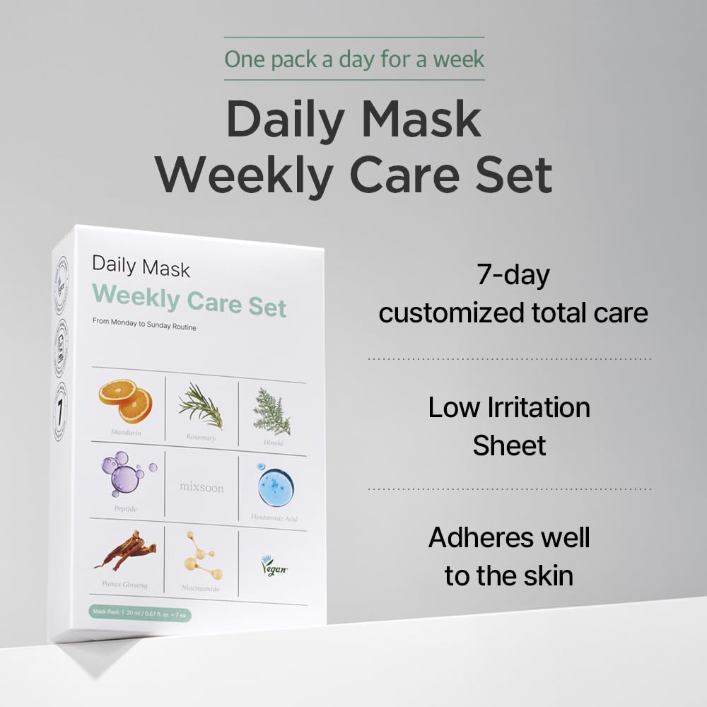 Mixsoon Skin Texture Mask smooths and refines uneven skin texture.