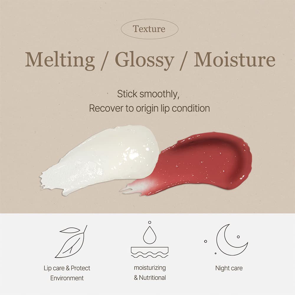 Mixsoon lip balm enriched with shea butter for moisturized lips.