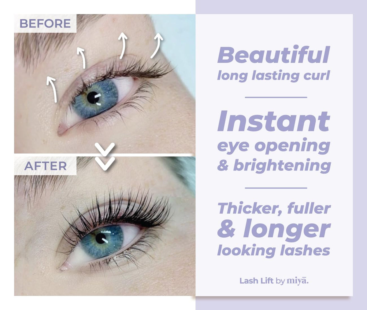 MIYA LASH collagen-rich nutrition serum application for healthy shine.