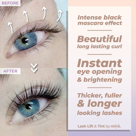 MIYA LASH applicators ready for precise lash and brow treatment.