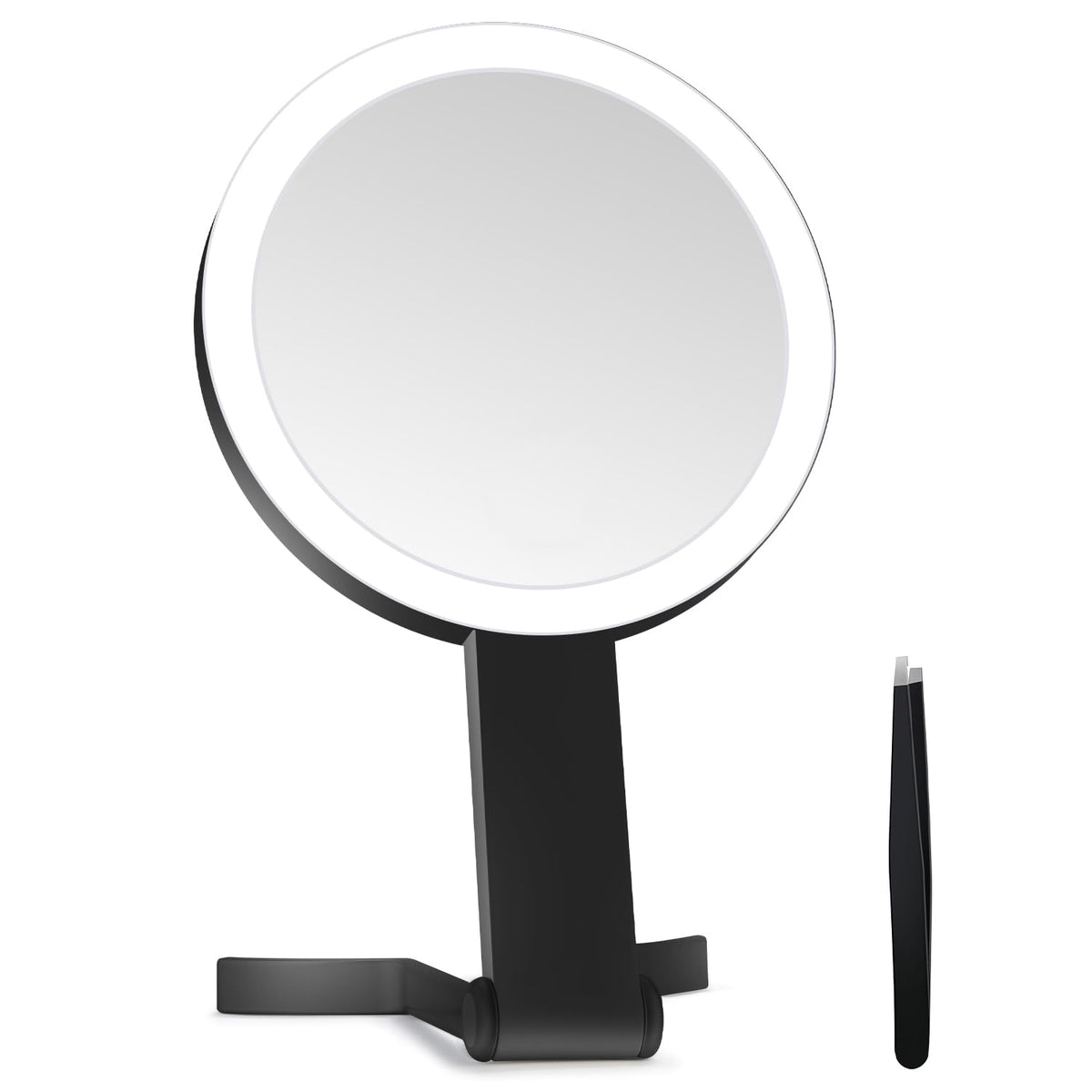 Miyadiva lighted makeup mirror with 30x magnification for precise detail
