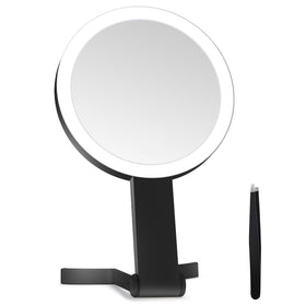 Miyadiva lighted makeup mirror with 30x magnification for precise detail