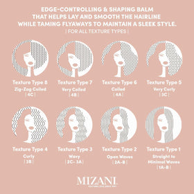 Mizani Artful Edges helps blend wig lines for a seamless look.