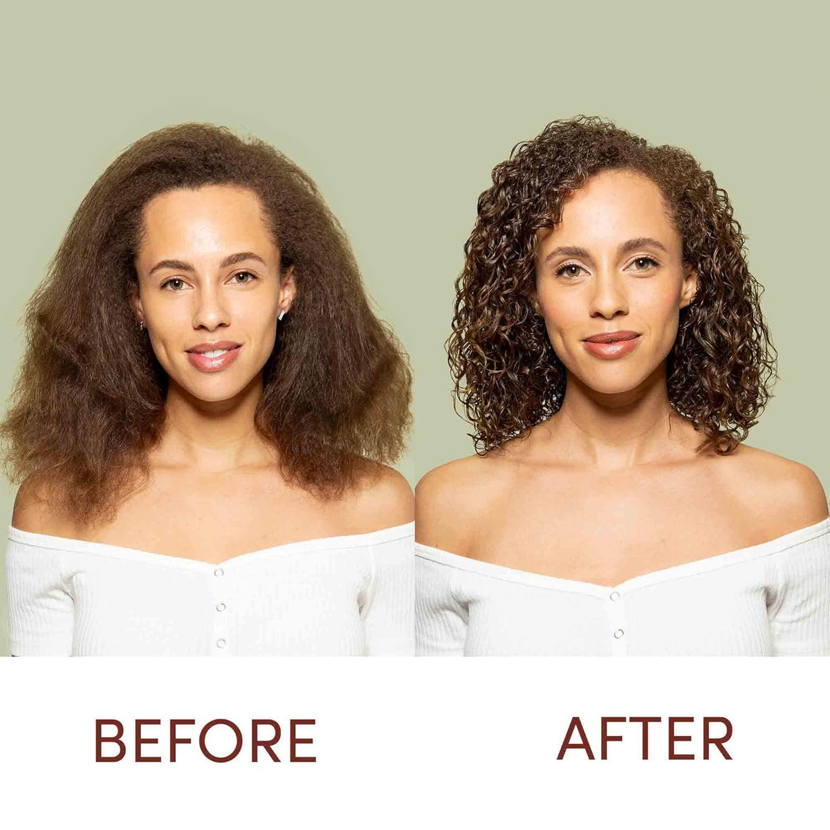 Creamy lather from Mizani shampoo shows sulfate-free cleansing for curls