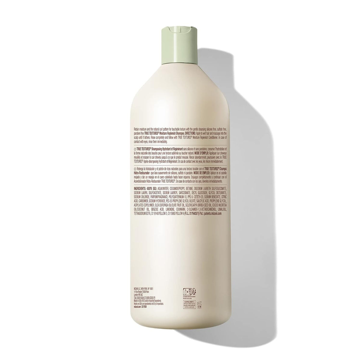 Mizani packaging box displayed for home care of curly hair