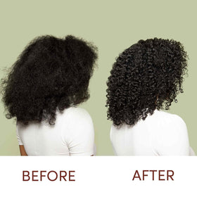 Mizani True Textures biodegradable formula label on packaging.