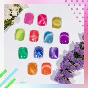 Micro-fine glitter particles add brilliant sparkle to nails