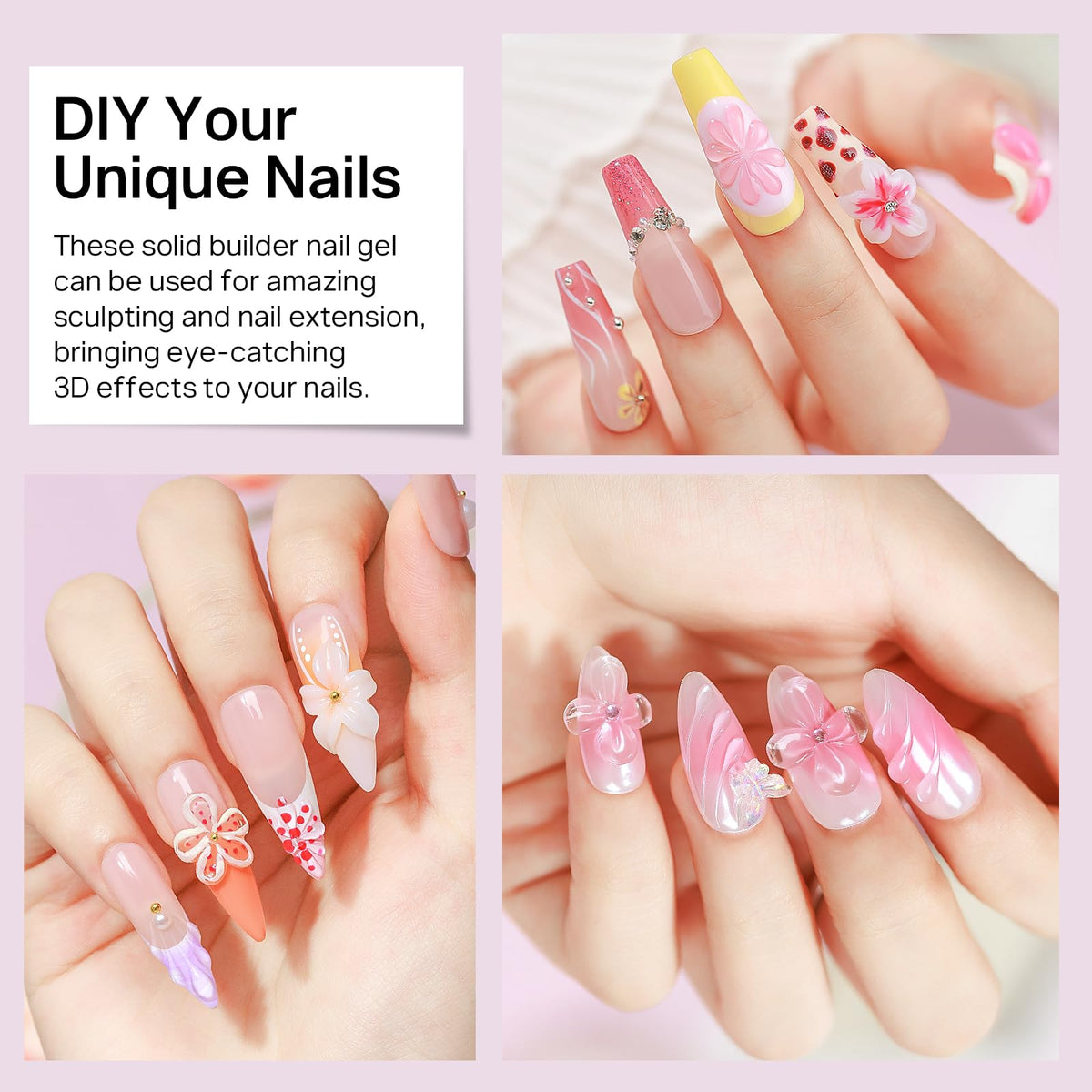 MIZHSE nail forms 36pcs for accurate extensions