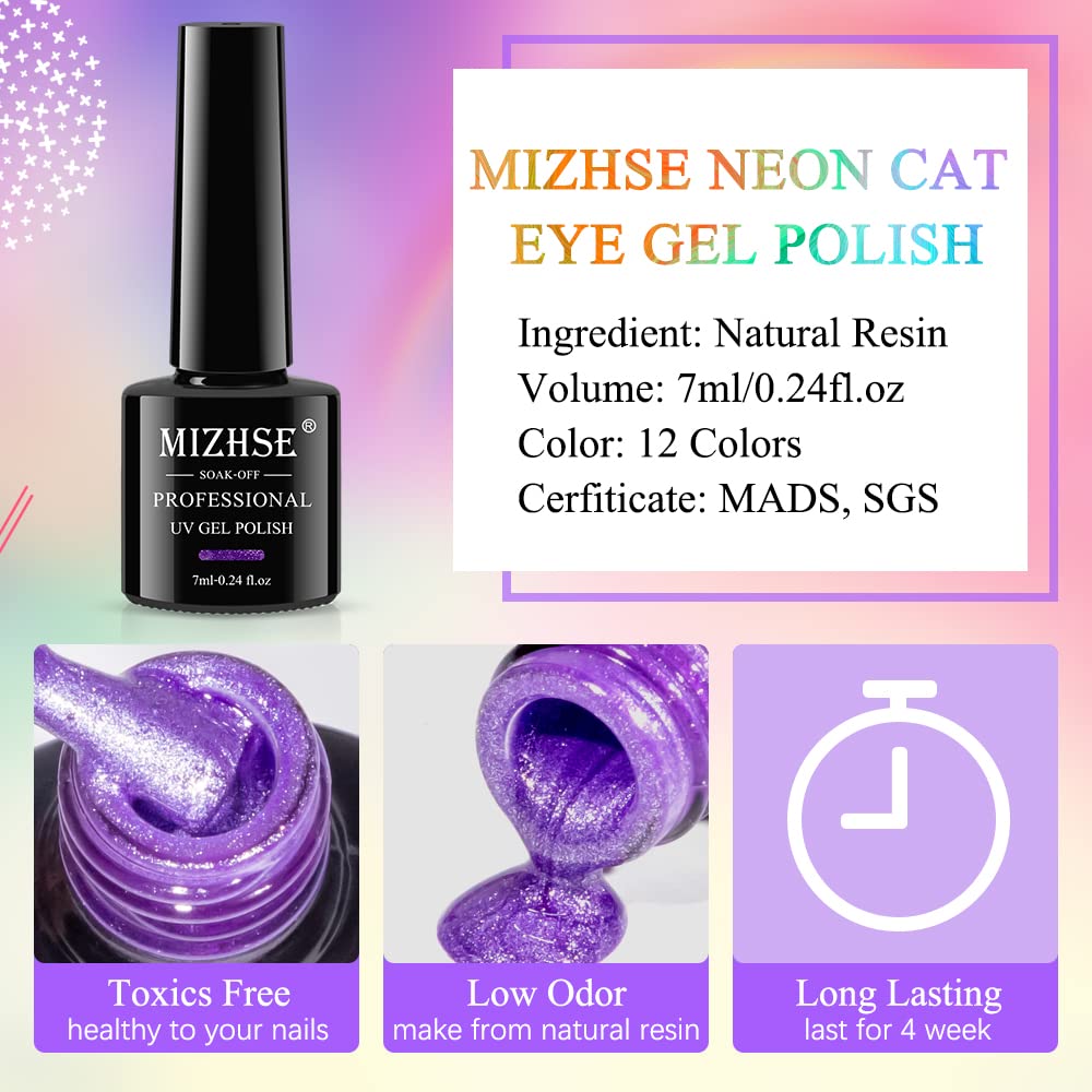 MIZHSE formula uses natural resins for a safer wear
