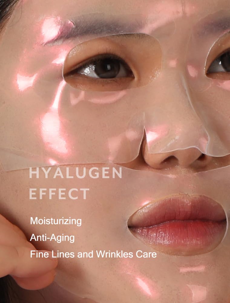 MIZON Hyalugen Pearl Mask glow emphasis showing luminous skin potential