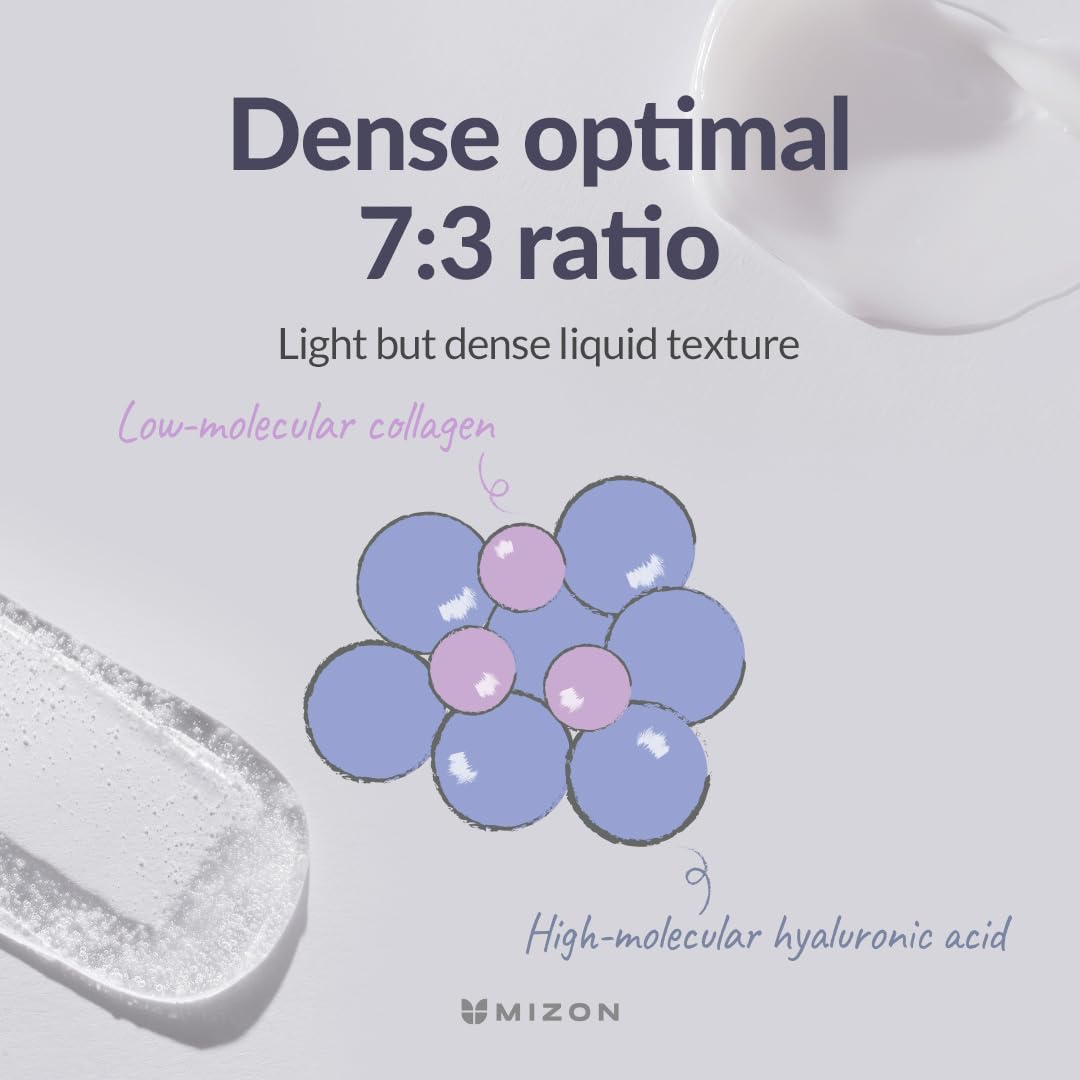 MIZON Hyalugen Pearl Mask pearlescent finish creates luminous look