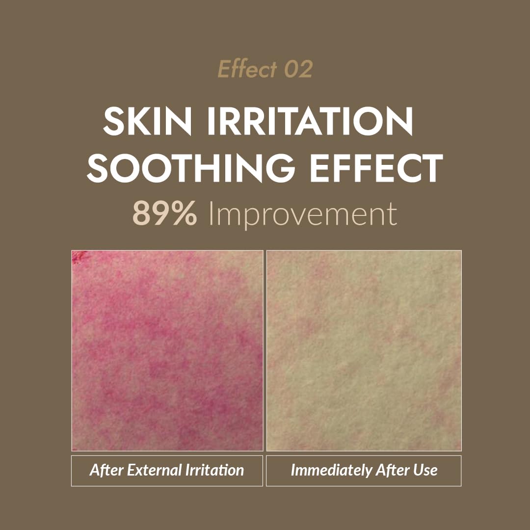 MIZON ingredients close-up with centella asiatica and raspberry.