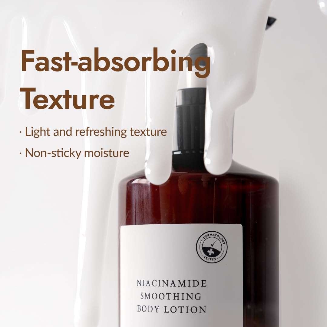 Close-up of lotion texture from MIZON shows lightweight, non-sticky finish.