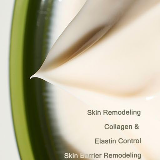 MIZON peptide cream being applied for a smooth, dewy finish.