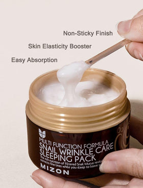 MIZON Peptide ingredients visual hints at elasticity support and resilience.