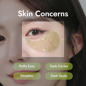 MIZON Phyto Plump Eye Gel Patch centella asiatica close-up