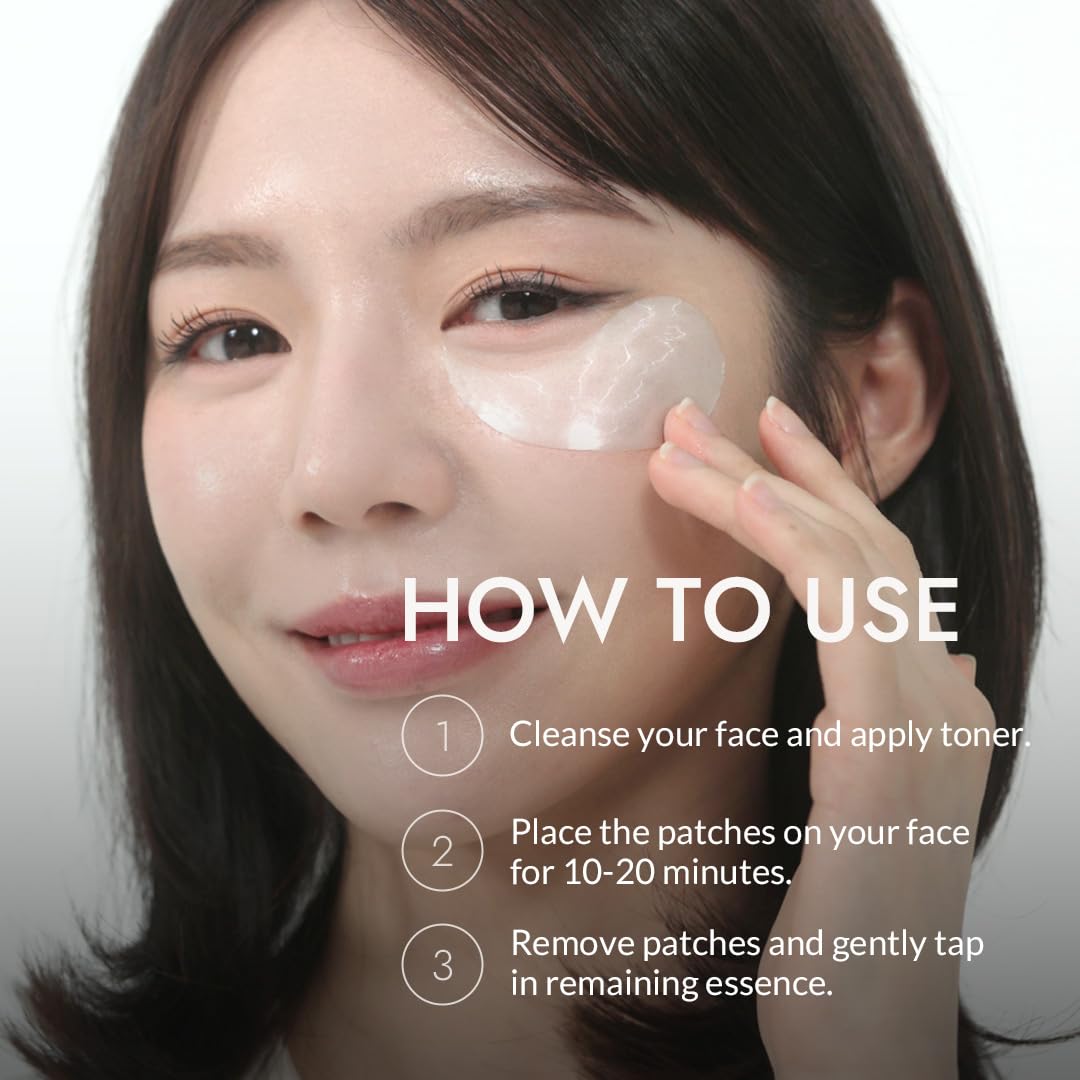MIZON Pure Pearl Eye Patch cooling sensation under the eyes.