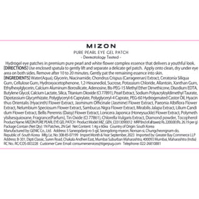 MIZON Pure Pearl Eye Patch included in morning routine for luminosity.