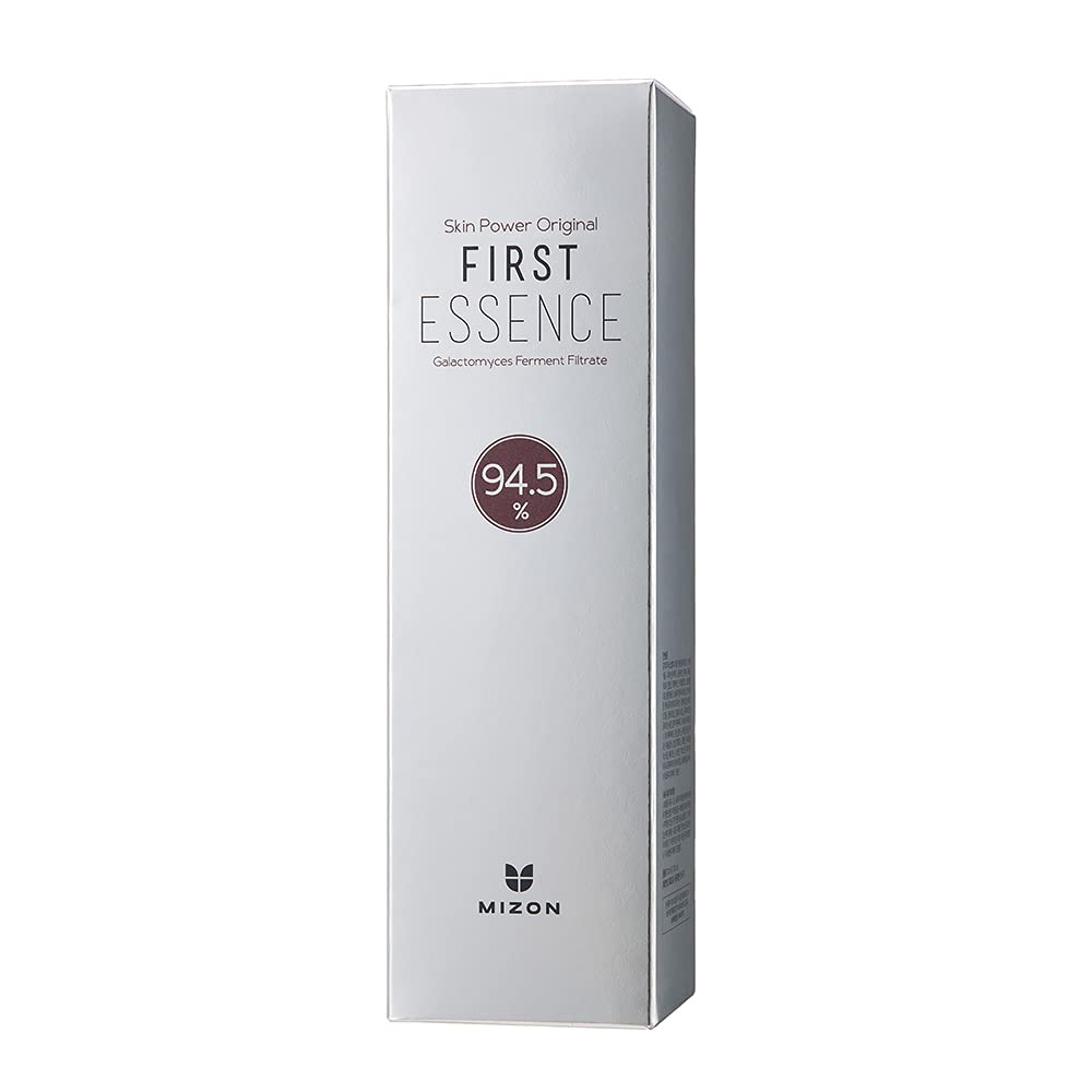 MIZON Skin Power Original First Essence cap close-up with premium design