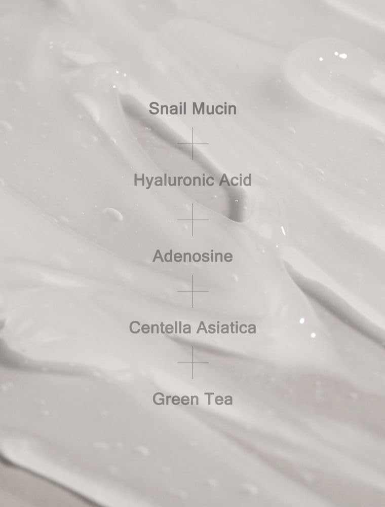 MIZON skincare lineup with snail mucin bottle emphasizes gentle, fragrance-free care.