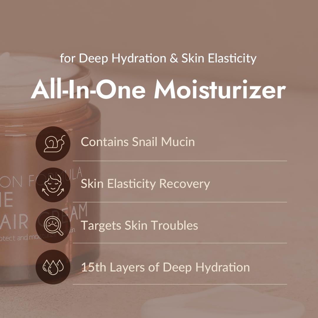 MIZON snail mucin filtrate close-up for smoothing and repair.