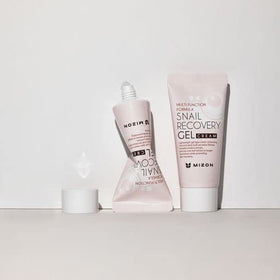 MIZON snail mucin gel cream packaging in clean design suggests safe, irritation-free regimen.
