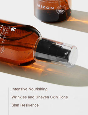 MIZON Snail Repair Intensive Essence features snail mucin for skin comfort and nourishment.