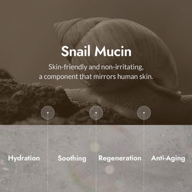 Snail mucin filtrate visible in cleansing routine