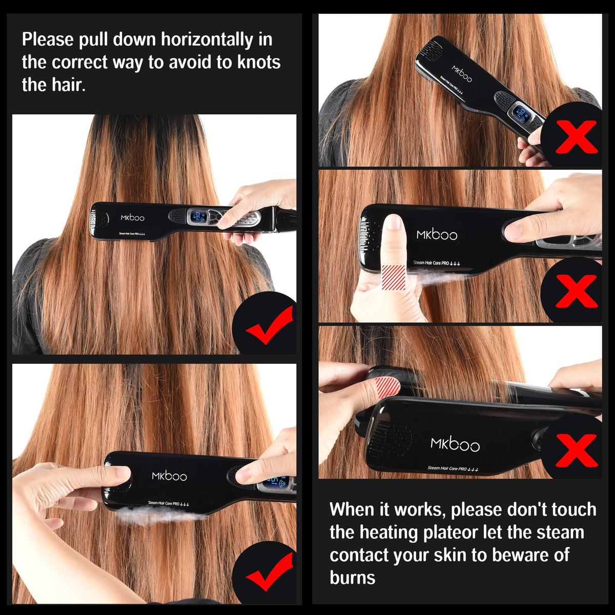 MKBOO auto-off safety feature highlighted for worry-free use