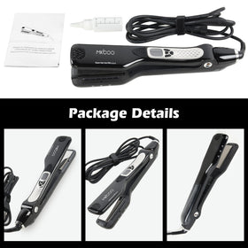 MKBOO travel dual-voltage kit with kettle and clips for on-the-go styling
